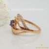 Katey Gold Filled köves Gyűrű 59-es lila