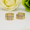 Rillis 14K antiallergén Gold Filled, fülbevaló