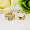 Rillis 14K antiallergén Gold Filled, fülbevaló