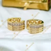 Rillis 14K antiallergén Gold Filled, fülbevaló
