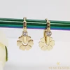 Hedera 14K Gold Filled antiallergén virágos fülbevaló