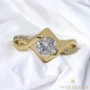 Margot antiallergén 14K Gold Filled köves gyűrű 57-es