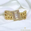 Virgin antiallergén 14K Gold Filled köves gyűrű 57-es