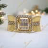 Fabien antiallergén 14K Gold Filled köves gyűrű 57-es