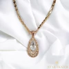Adonira Gold Filled luxus nyaklánc 45cm fehér