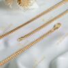 Milana Gold Filled antiallergén, sűrűn fonott nyaklánc 50cm