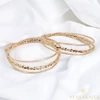 Tilla Gold Filled antiallergén karika fülbevaló 5cm