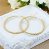 Bella 14K Gold Filled antiallergén karika fülbevaló 5,5cm