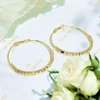 Molly 14K Gold Filled antiallergén karika fülbevaló 4cm