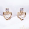 Gracia 18K Gold Filled antiallergén szíves fülbevaló