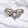 Agnes antiallergén White Gold Filled gyűrű 52-es