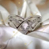 Agnes antiallergén White Gold Filled gyűrű 52-es