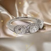 Adela antiallergén White Gold Filled gyűrű 62-es