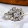 Pirit antiallergén White Gold Filled köves gyűrű 52-es