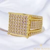 Asia 14K antiallergén Gold Filled pecsétgyűrű 69-es