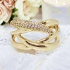 Sabrina 14K antiallergén Gold Filled köves gyűrű 54-es