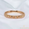 Myrna 18K antiallergén Gold Filled vékony karika gyűrű 57-es