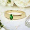 Tina 14K antiallergén Gold Filled gyűrű zöld 62-es