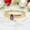 Tina 14K antiallergén Gold Filled gyűrű lila 54-es