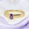 Tina 14K antiallergén Gold Filled gyűrű lila 54-es
