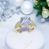 Gitta 14K antiallergén Gold Filled köves gyűrű 54-es