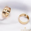 Angular 18K antiallergén Gold Filled karikagyűrű 57-es