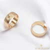 Line 18K antiallergén Gold Filled karikagyűrű 54-es