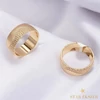Wave 18K antiallergén Gold Filled karikagyűrű 57-es