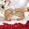 Detti 18K antiallergén Gold Filled gyűrű 57-es