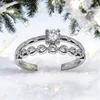 Nairobi antiallergén White Gold Filled gyűrű 62-es