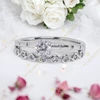 Nairobi antiallergén White Gold Filled gyűrű 62-es