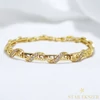 Genova 14K Gold Filled antiallergén görög karkötő 17/19cm