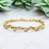 Genova 14K Gold Filled antiallergén görög karkötő 17/19cm