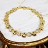 Lili 14K Gold Filled antiallergén szíves karkötő 17/19cm