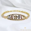 Szerencsehozó Gold Filled antiallergén karkötő 17/19cm
