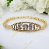 Szerencsehozó Gold Filled antiallergén karkötő 17/19cm