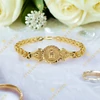 Szűz Máriás 14K Gold Filled antiallergén karkötő 20cm 