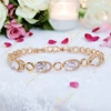 Napoli 18K Gold Filled antiallergén karkötő 17/19cm 