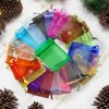 Színes Organza Tasakok 7 x 9cm közepes