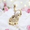 Szerencsehozó Elefánt 14K Antiallergén Gold Filled medál 