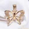 Loures 18K Gold Filled antillergén pillangós medál 