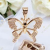 Loures 18K Gold Filled antillergén pillangós medál 