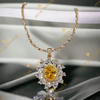 Pilar Gold Filled antiallergén prémium medálos nyaklánc 45cm pezsgő