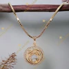 Desita Gold Filled  Nyaklánc köves medállal 45cm