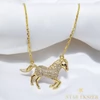 Paripa 14K Gold Filled antiallergén lovas nyaklánc 50cm