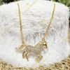 Paripa 14K Gold Filled antiallergén lovas nyaklánc 50cm
