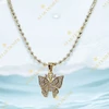 Parisa 14K Gold Filled antiallergén pillangó medálos nyaklánc 45cm