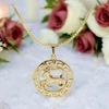 N. Horoszkópos 14K Gold Filled antiallergén nyaklánc 45cm Bak