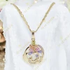 Alicante 14K Gold Filled antiallergén medálos nyaklánc 60cm színes