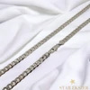 Hagyományos White Gold Filled antiallergén Nyaklánc 60cm